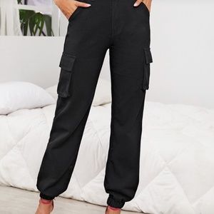 High-Rise Cargo Pants